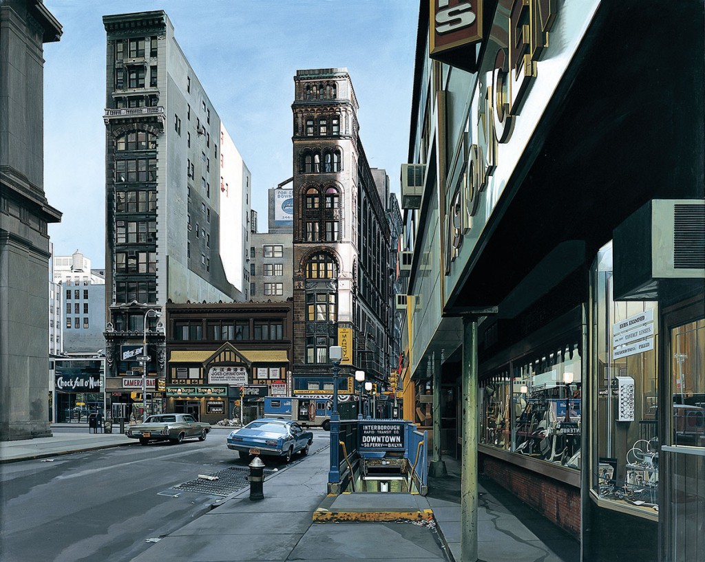 Richard Estes, Downtown, 1978