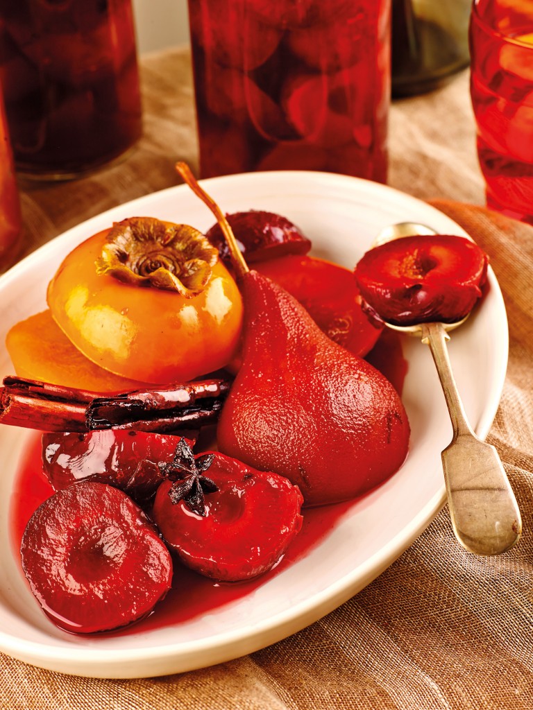 Spiced Poached Fruits
