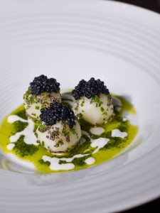 erusalem Artichokes, chia seeds, horseradish goats curd, parsley and buttermilk sauce