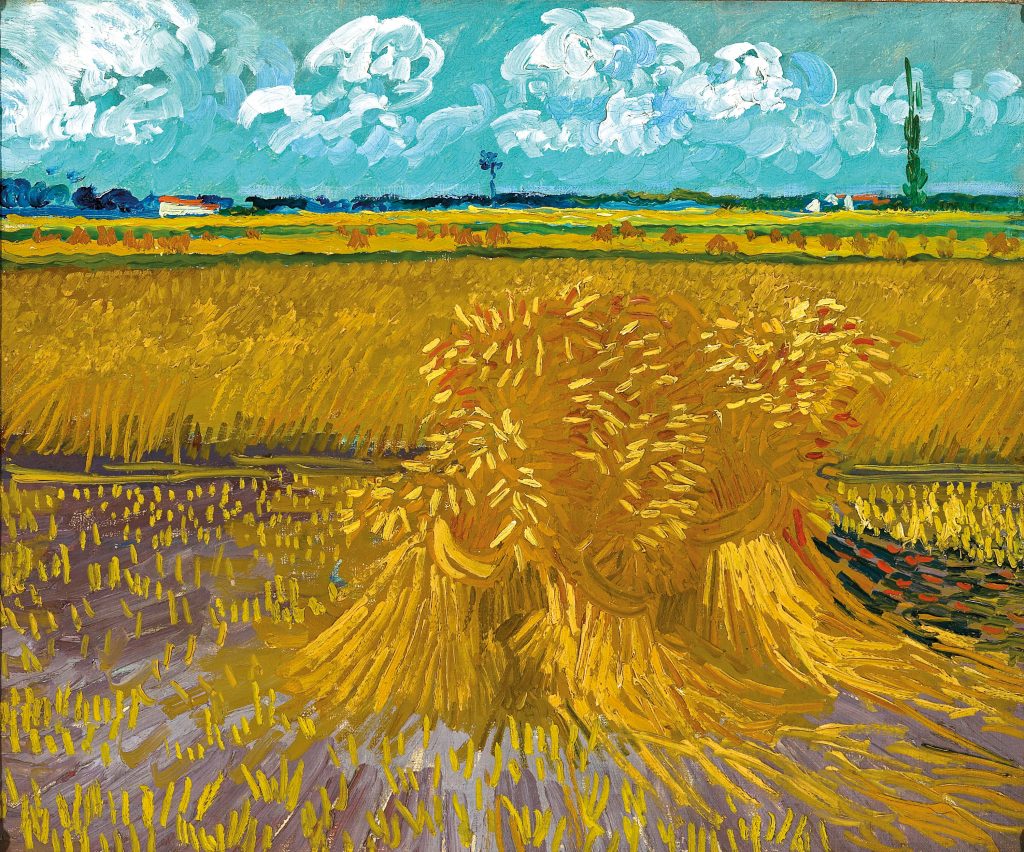 Vincent van Gogh, Wheatfield 1888 Arles,