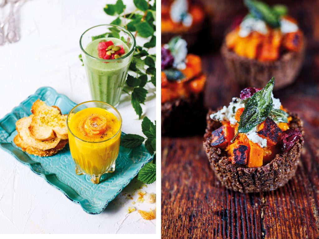Race Day Favourites: Chilled Soups and Pumpernickel Pumpkin Tartlets