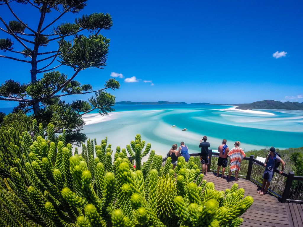 Ocean Rafting, Whitsundays: View over Hill Inlet & Whitehaven Beach