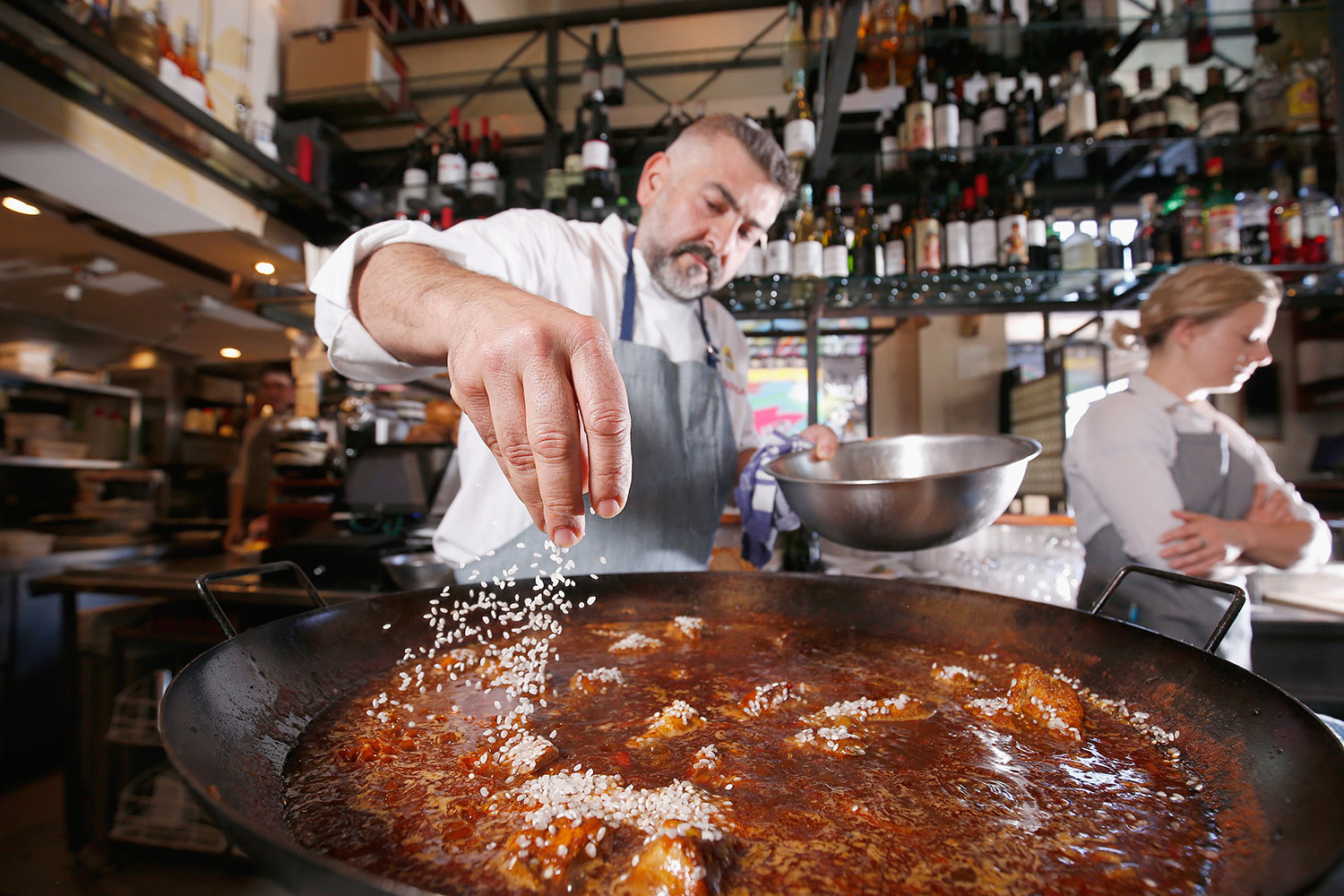 Frank Camorra chef/owner of Spanish restaurant group MoVida, at MoVida Aqui, Melbourne