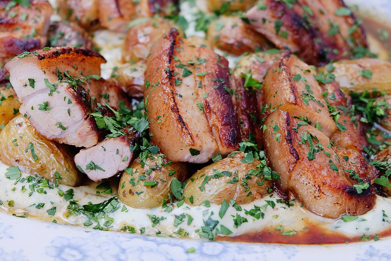 Stegt Flaesk - A traditional country pork dish from Denmark